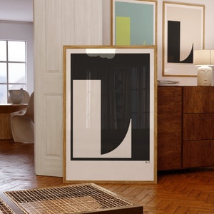 carteles iniciales de letras imprimibles, arte de pared con monograma, impresión de arte inicial de letra L, conjunto de 3 impresiones en la decoración de la pared del hogar, arte neutro y colorido