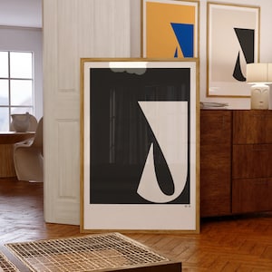 pôsteres com iniciais de letras para impressão, arte de parede com monograma, impressão de arte inicial com letra J, conjunto de 3 impressões em decoração de parede de casa, arte neutra e colorida