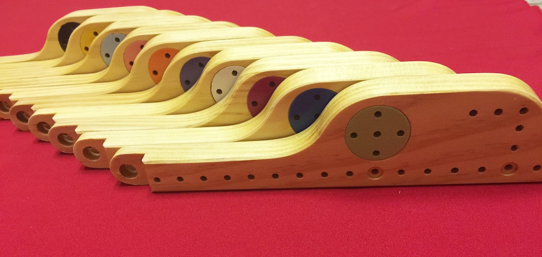 Pegs and Jokers 10 Player WITH 4 Decks of Playing Cards. Handcrafted