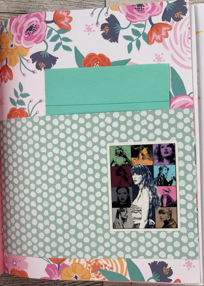Återvunnen handförändrad dagbok | Taylor Swift, Little Golden Book, unik bild 10