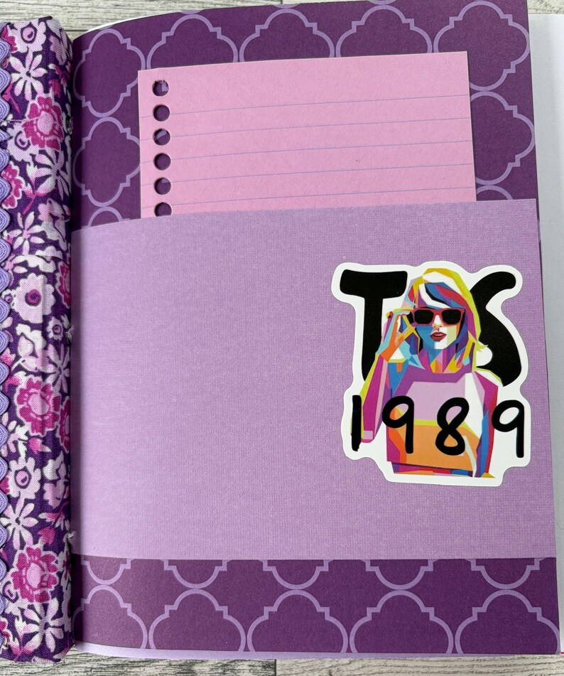 Återvunnen handförändrad dagbok | Taylor Swift, Little Golden Book, unik bild 2