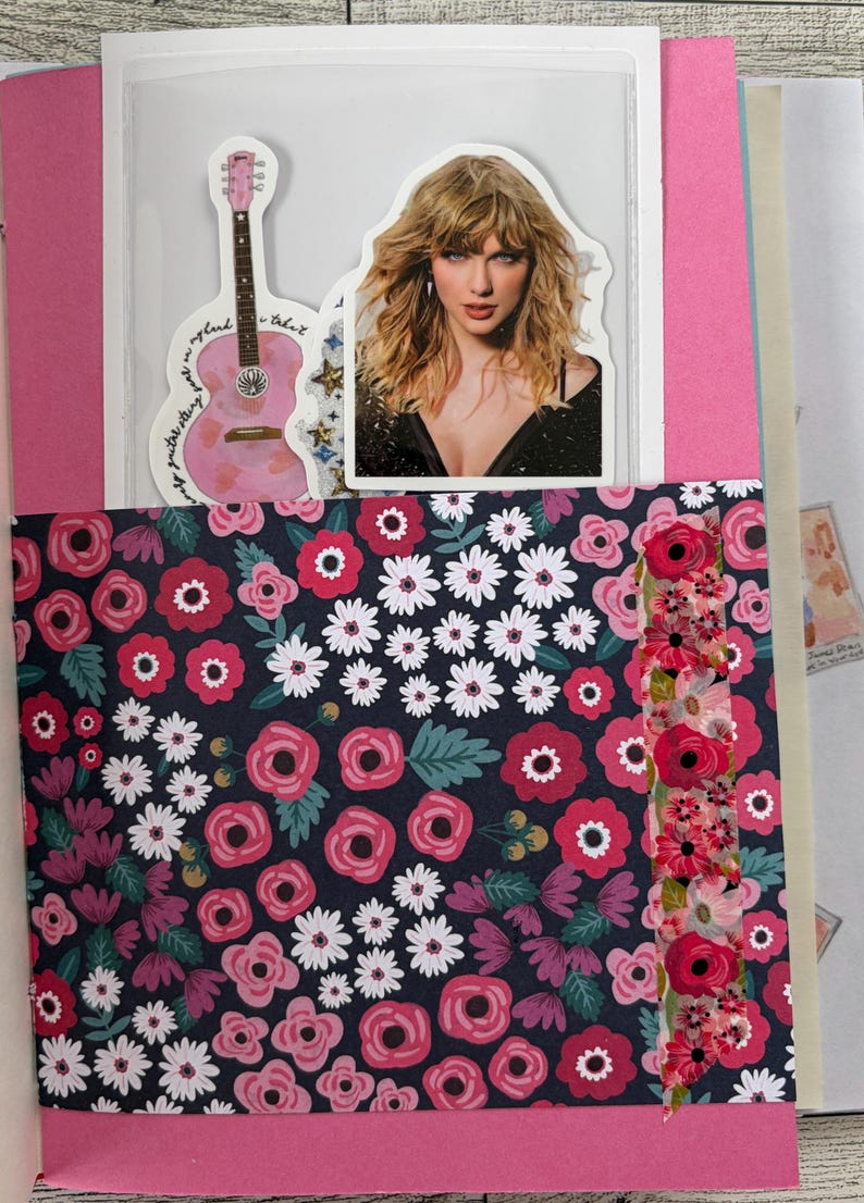 Återvunnen handförändrad dagbok | Taylor Swift, Little Golden Book, unik bild 9