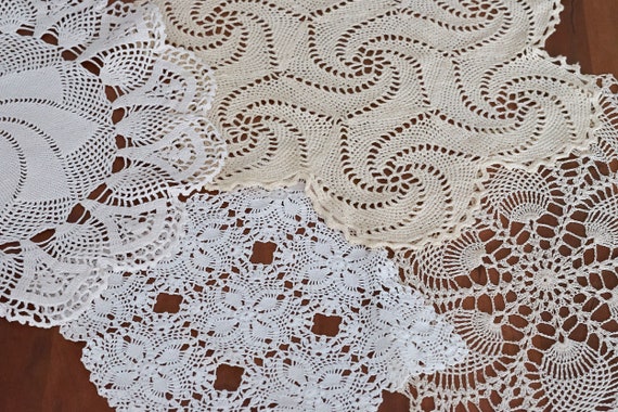 Handmade Vintage Swedish Crocheted Doilies Antique Lace - Etsy