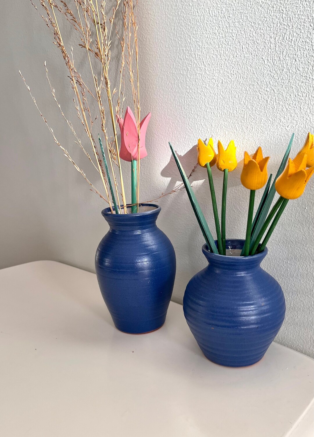 Set of Two Vases From Gabriel Ceramic Sweden, Vintage Swedish Ceramic