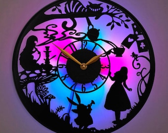 Alice in Wonderland Wall Clock