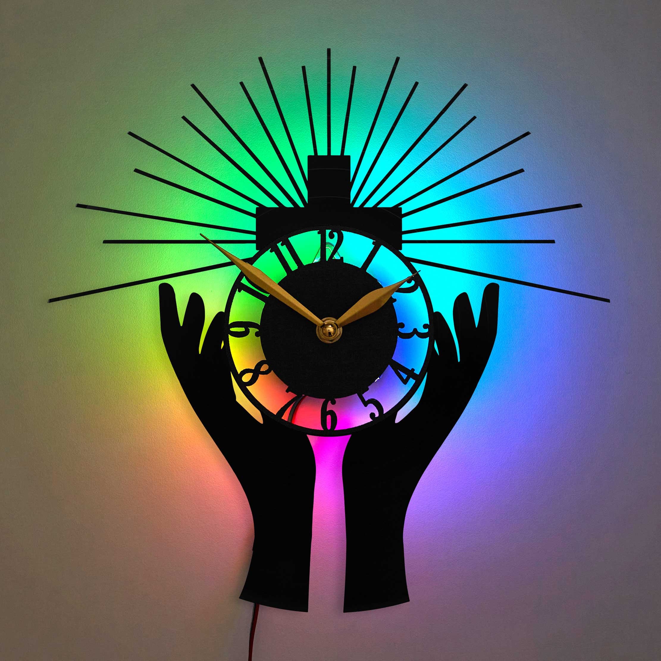 Cross Clock Christian Wall Clock Christian Decor - Etsy