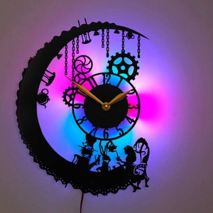 Alice In Wonderland Wall Clock, Alice In Wonderland Gift