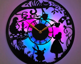 Alice In Wonderland Clock, Alice In Wonderland Decor