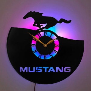 Mustang Clock