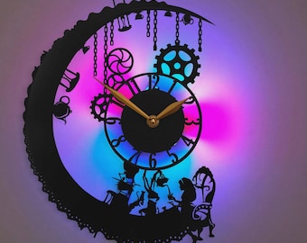 Alice In Wonderland Wall Clock, Alice In Wonderland Gift