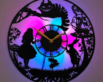 Alice In Wonderland Wall Clock, Alice In Wonderland Decor