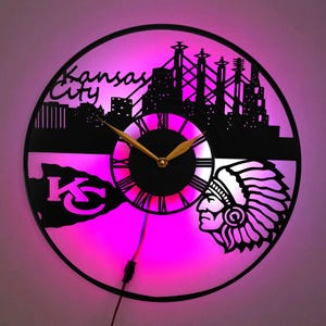 Kansas City Clock, Kansas City Decor, Kansas City Gift