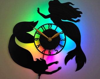 Mermaid Clock Mermaid Gift