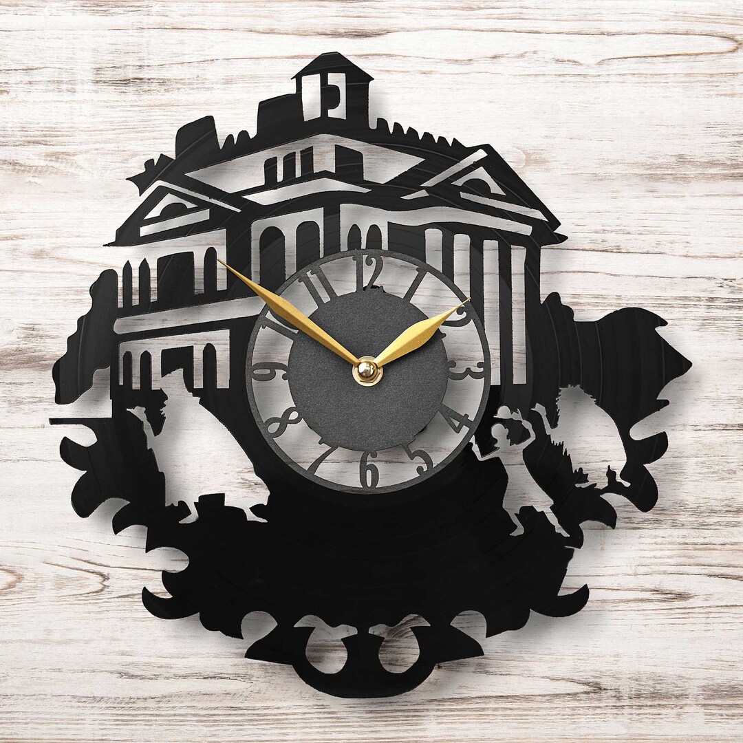 Haunted Mansion Clock Haunted Mansion Gift - Etsy