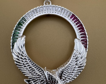 Handmade Sterling Silver Eagle Bezel – Mexican Libertad Coin Frame