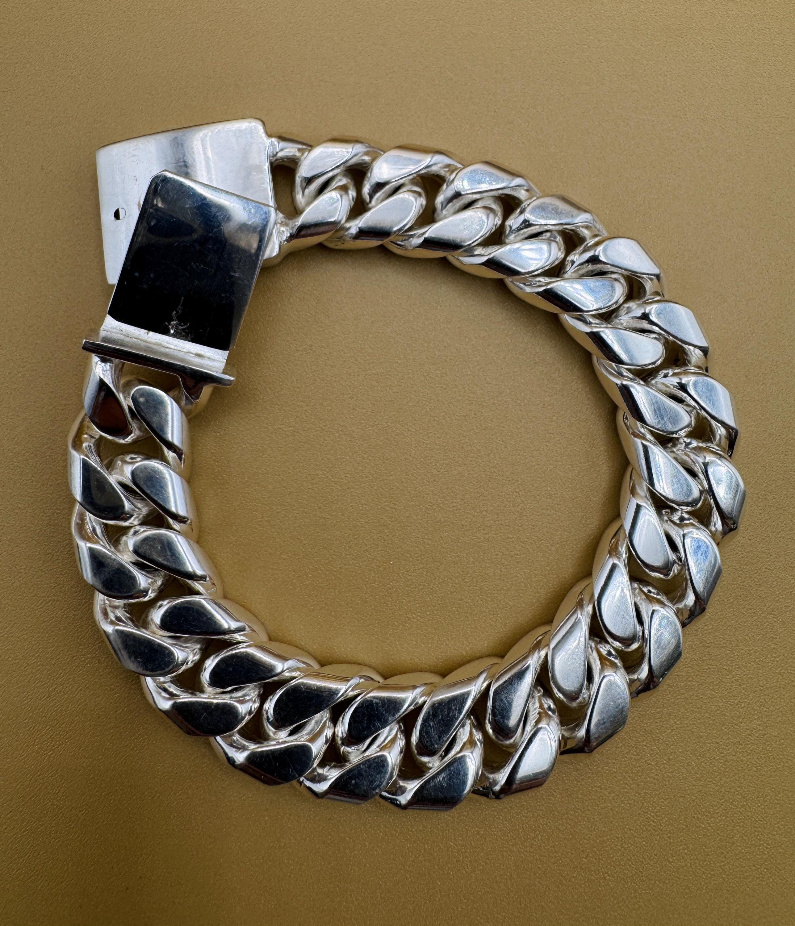 Sterling Silver Mexican Id Bracelet - Etsy