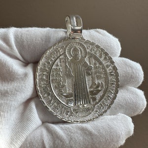 MEDAILLE van San Benito en Plata de Ley 925.