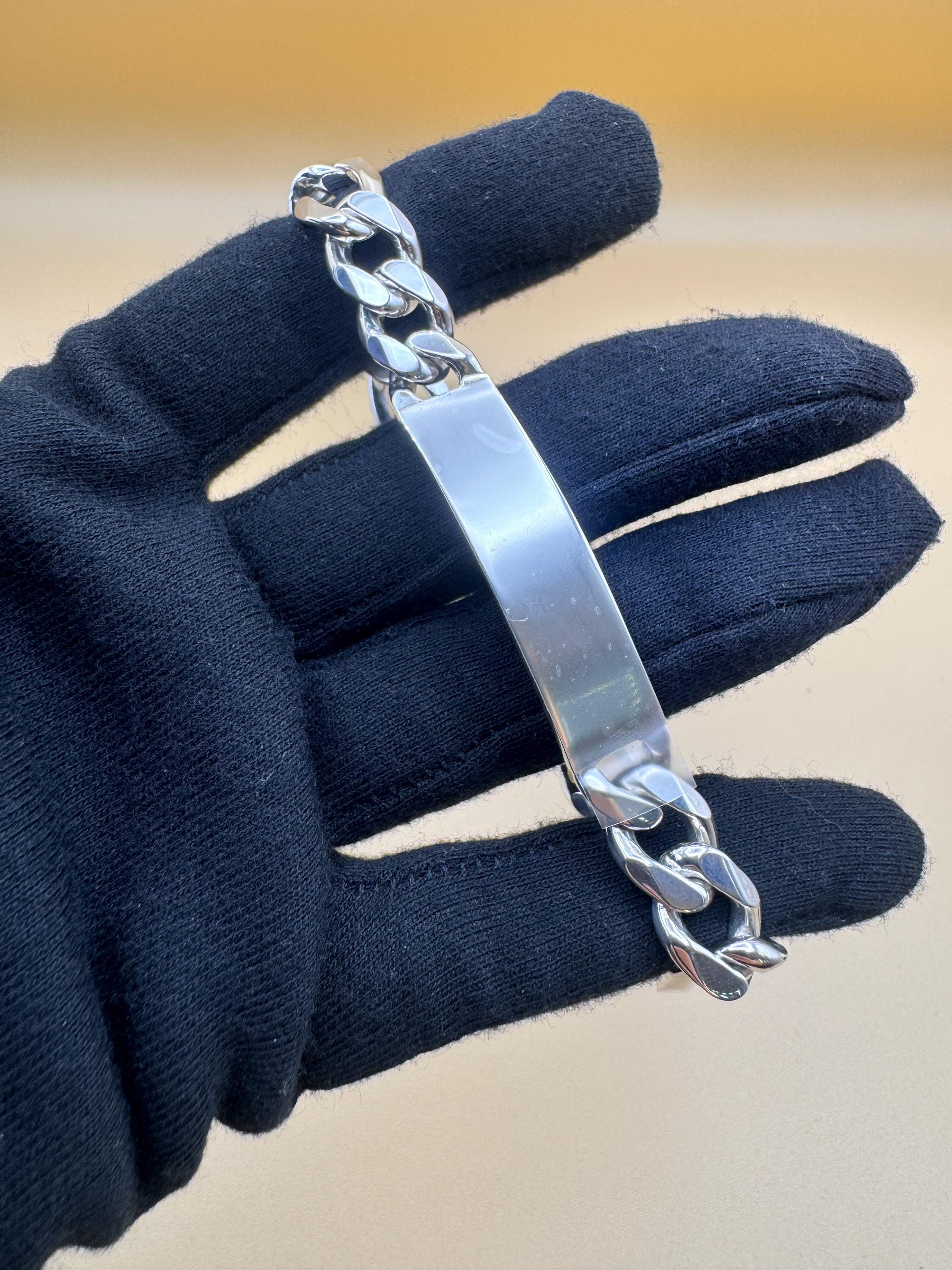 Sterling Silver Mexican Id Bracelet - Etsy