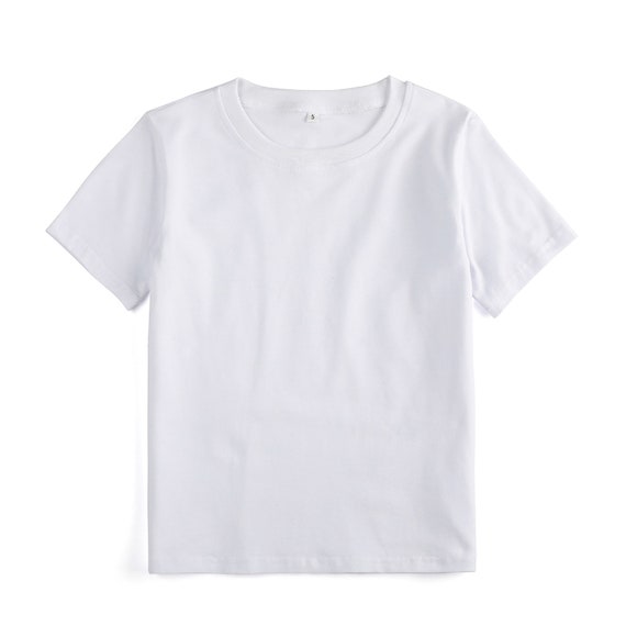 POLYESTER 100% DTG Blanks White Short Sleeve Shirt Unisex - Etsy