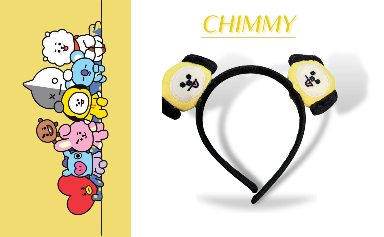 BT21 Headband, Cooky, Chimmy, Tata, Mang, Rj, Shooky, Van