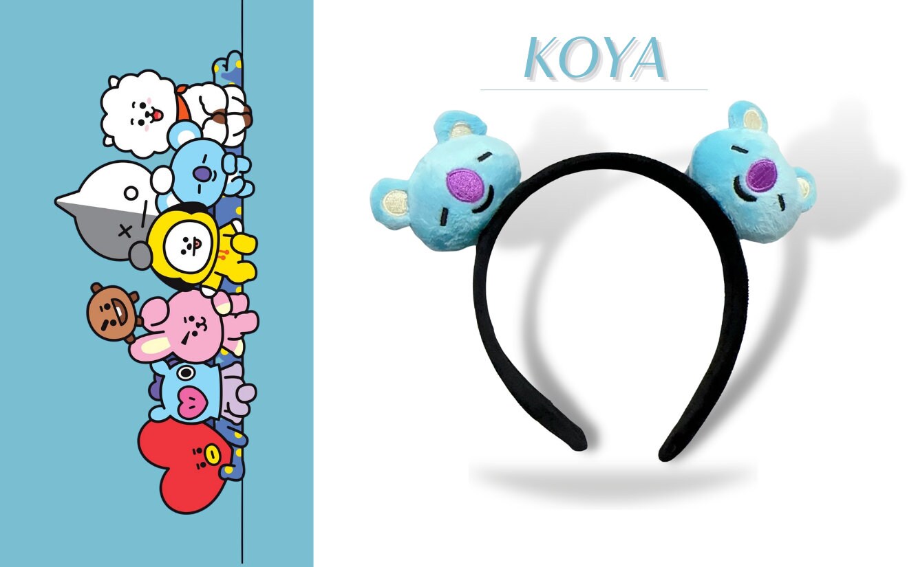 ファッションの BT21 Van Shooky, Rj, Mang, Tata, Chimmy, Cooky, Headband, その他