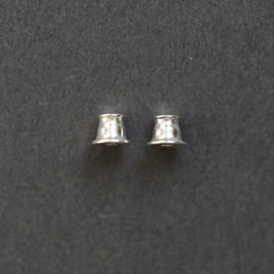 Sterling silver earring backs, 925 silver earring stopper nuts, Earring findings