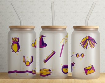 16oz Libbey Glass Can Sublimation PNG - Sublimate Designs