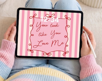 iPad Lock Screen | You Look Like You Love Me | JPG