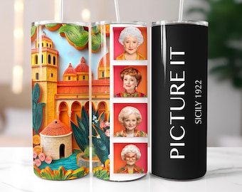 Homage to Golden Girls Tumbler Wrap ( PNG)
