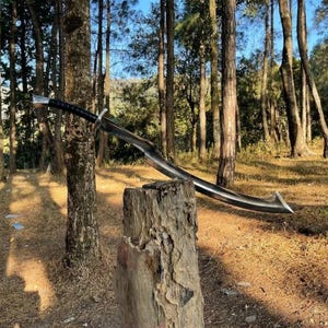 Custom Handmade Carbon Steel Blade Khopesh Machete Sword , Hunting Sword, Survival Sword , Anniversary Gift , Birthday Gift