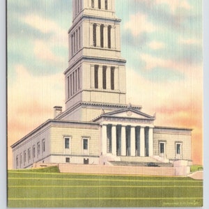 Vintage Postcard, George Washington Masonic National Monument, Alexandria Virginia, c1940s unposted
