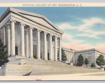 Vintage Postcard, National Gallery of Art, Washington DC, c1940s unposted