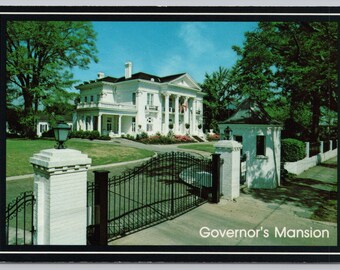 Alabama Governor's Mansion, 1142 South Perry, Montgomery Alabama 4x6 Postcard unposted