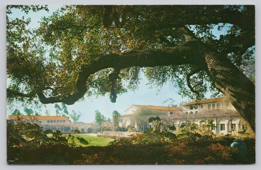 Vintage Postcard, Balch Hall & Florence Rand Lang Art Building, Scripps ...