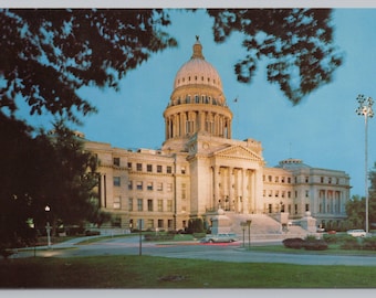 Vintage Postcard, Idaho State Capitol Building, Boise Idaho, c1960s unposted