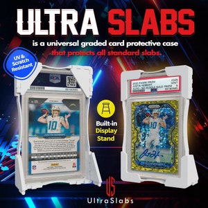 5 per 19.99 Graded Trading Card Display Case - Adatto a PSA, BGS, SGC e molte altre lastre di schede di classificazione