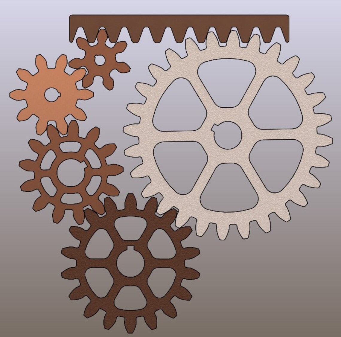 PRECISION GEAR Files 2DP Laser Cut Files CNC Programming. Etsy