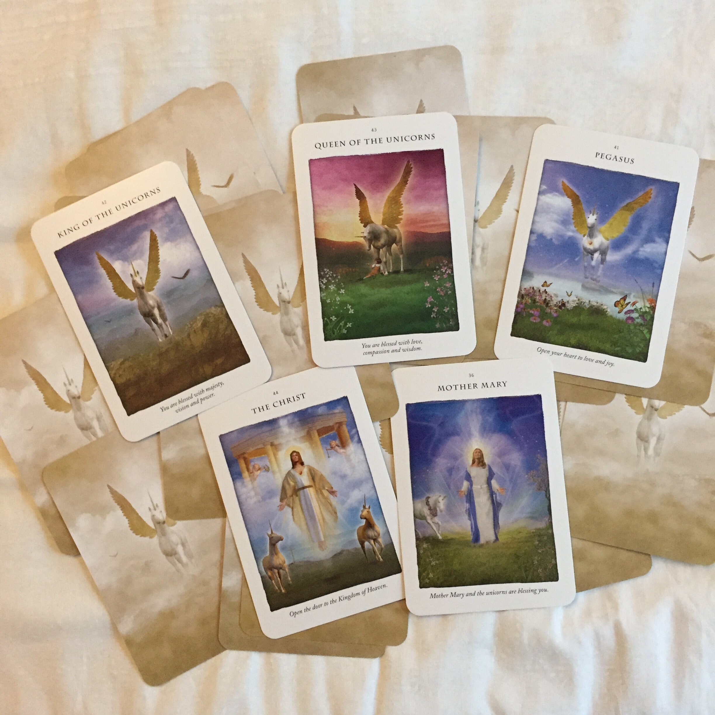 Licorne Oracle Lecture 3 Cartes