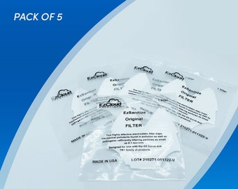 x9 5-Packs-O2 Canada Original Filters packaged under our New EzSanitize Brand