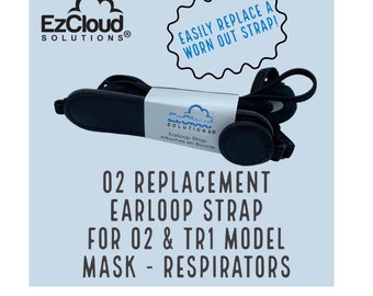 O2 Canada  Earloop Strap Accessory (Only) Respirator sold separately