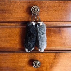 Rabbit Foot Keychain