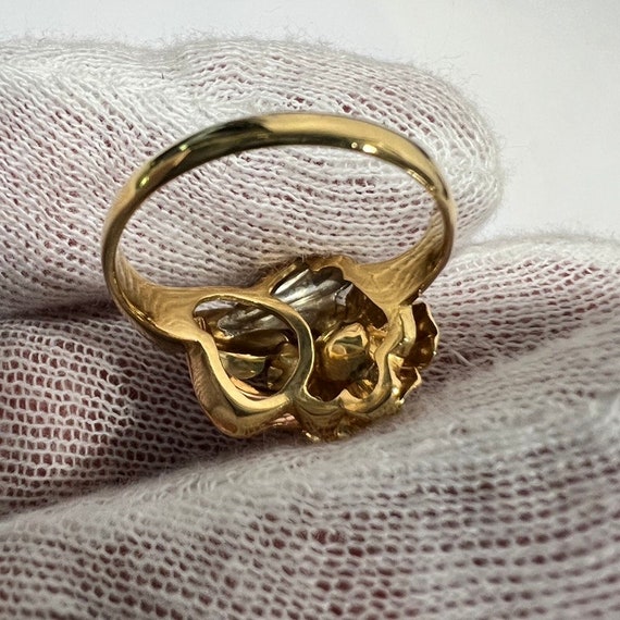 c. 1985 18k Gold Modern Handmade Ring **55% Off**… - image 6