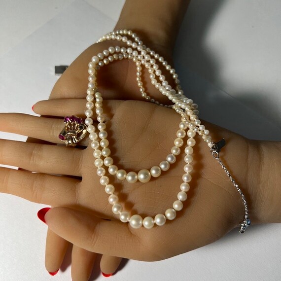 c. 1940 10k Gold Retro-Modern Synthetic Ruby Ring… - image 3