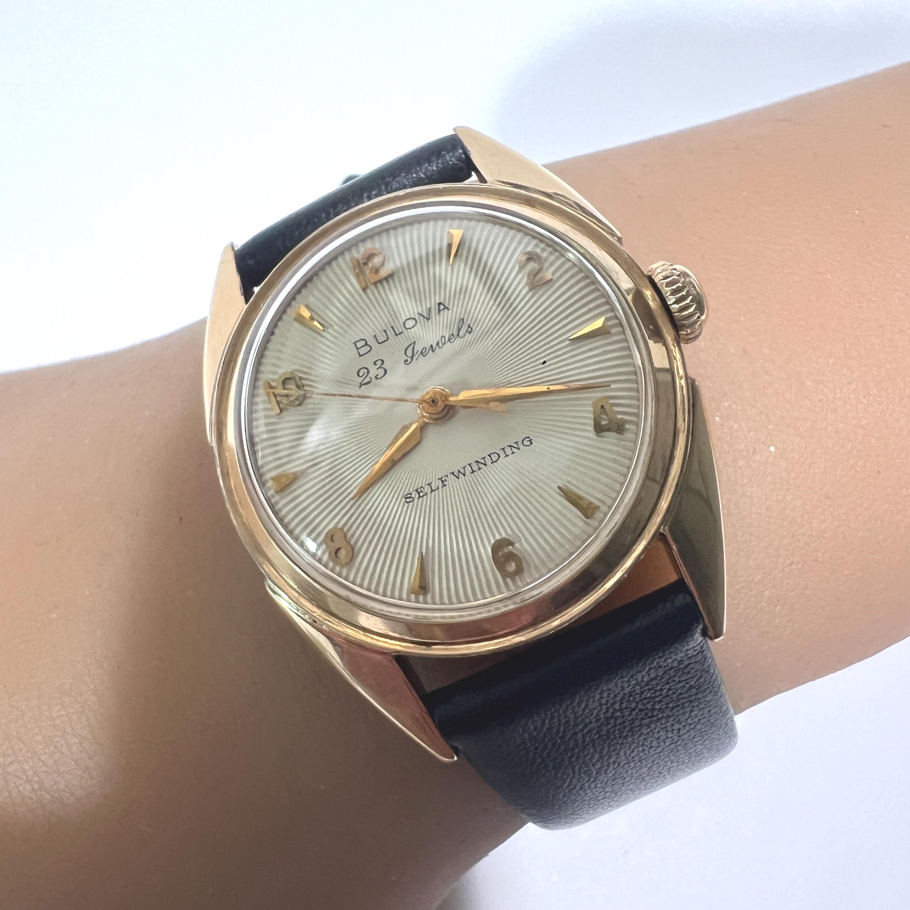 ト*僧様 BULOVA ブローバ 23JEWELS 自動巻き ヴィンテージ 腕時計 その1 BULOVA/ブローバ 23Jewels 手巻き 検：ビンテージ