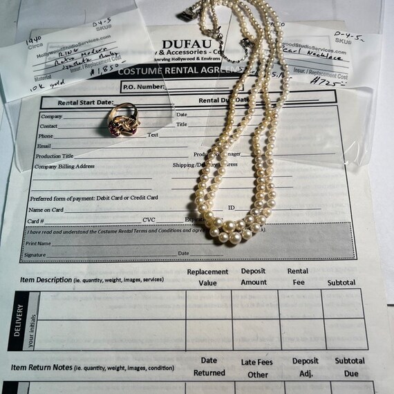 c. 1940 10k Gold Retro-Modern Synthetic Ruby Ring… - image 9