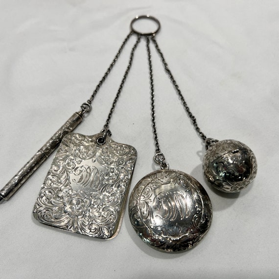 c. 1875 Sterling Silver Victorian Antique Exquisi… - image 2