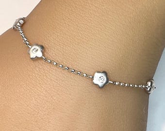 c 1995 Vintage 18k Gold und Natural Diamond Armband. 1/4 Karat Gesamtgewicht H/SI Qualität.