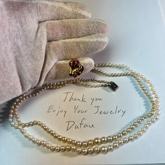 c. 1940 10k Gold Retro-Modern Synthetic Ruby Ring… - image 8