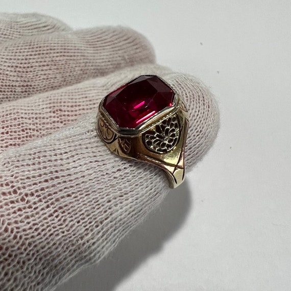 c. 1945 14k Gold Very Fine Condition Ring Plus a … - image 4