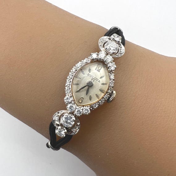 C. 1955 Vintage 14k White Gold and Diamond Mid-century  display picture 3